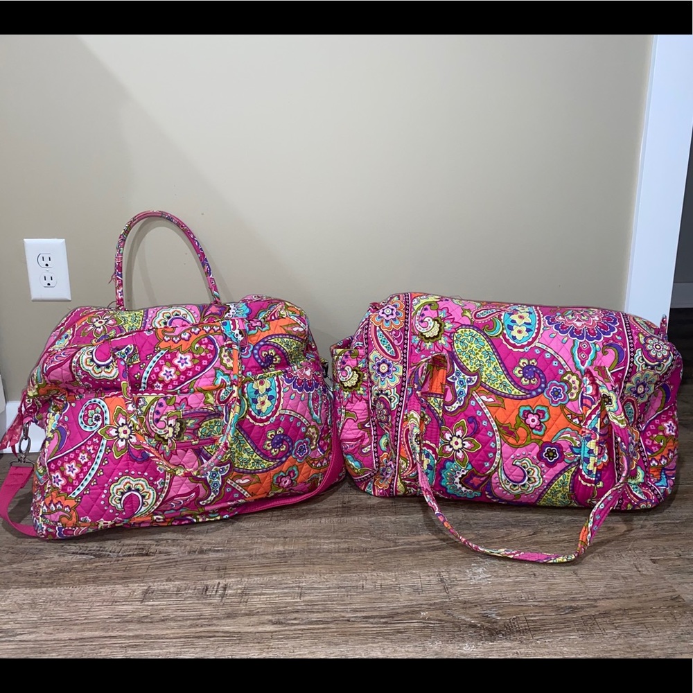 Vera Bradley weekender & tote